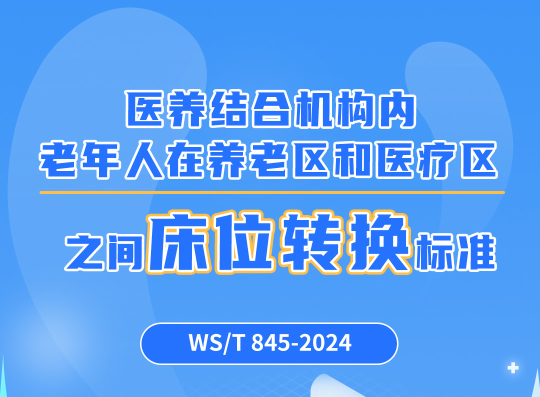 一图读懂《医养结合机构内老年人在养老区和医疗区之间床位转换标准》